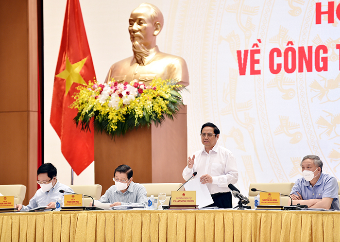 Thủ tướng chủ trì hội nghị về xây dựng và hoàn thiện thể chế -0