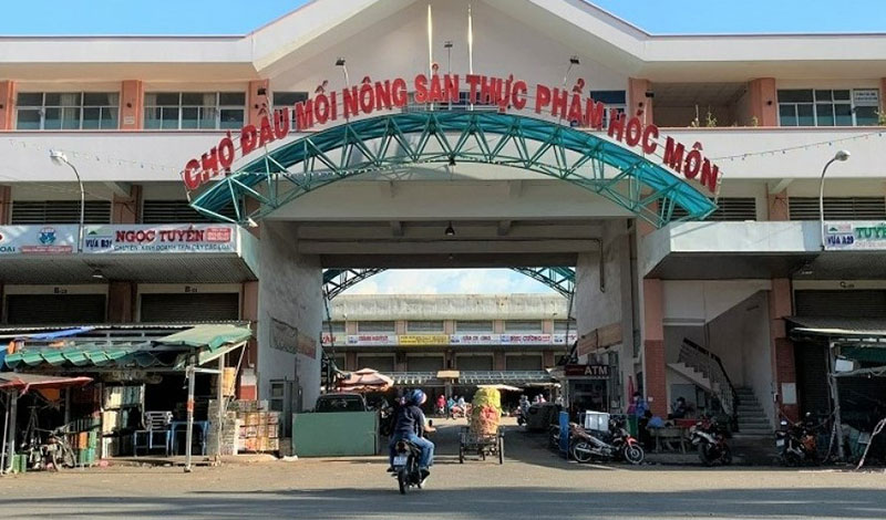 Mở lại điểm tập kết, trung chuyển hàng hóa tại chợ đầu mối Hóc Môn -0