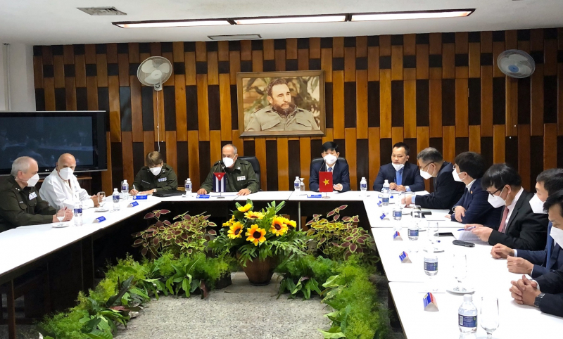 Tăng cường hợp tác chuyên ngành giữa Bộ Công an Việt Nam và Bộ Nội vụ Cuba -0