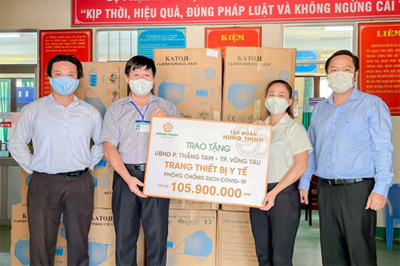 Tập đoàn Hưng Thịnh tiếp thêm nguồn lực giúp các tỉnh, thành chống dịch COVID-19 -0