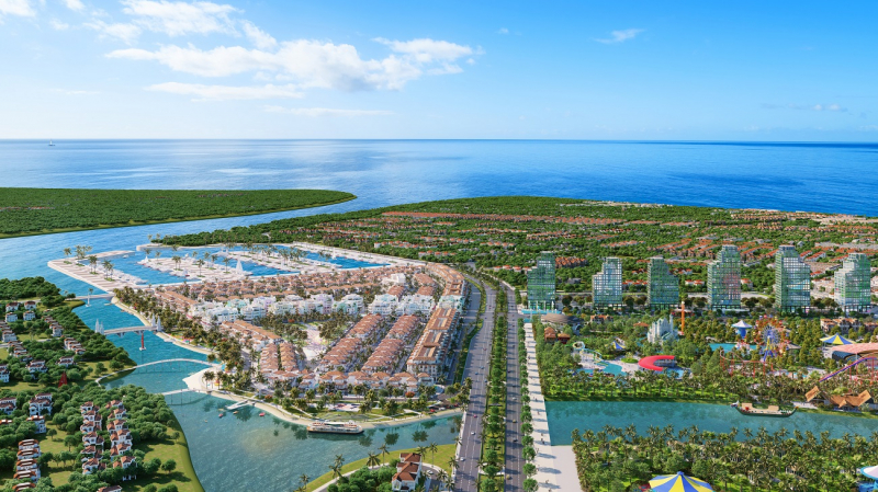 sông đơ tại sầm sơn sẽ được cải tạo và hồi sinh với dự án khu đô thị sinh thái nghỉ dưỡng ven sông của sun group. ảnh phối cảnh minh họa.jpg -0