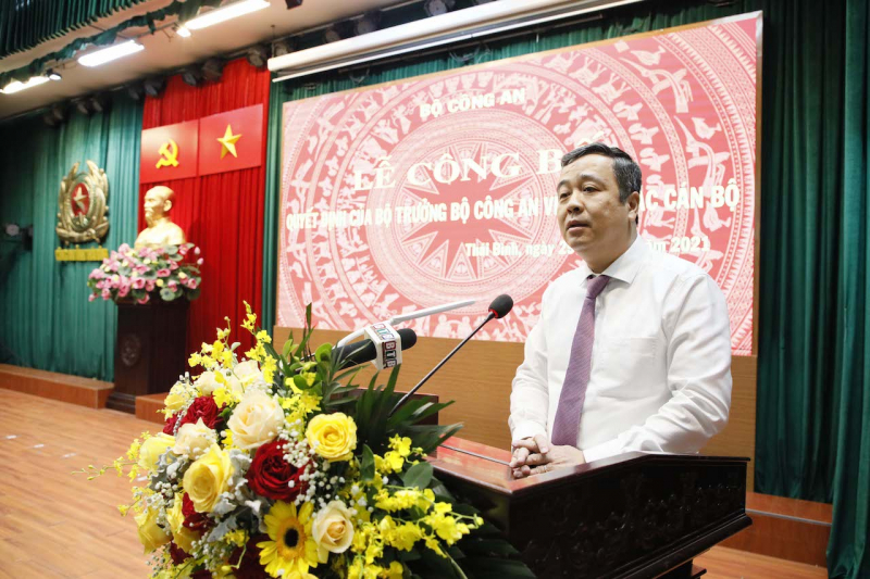 Thượng tá Trần Văn Phúc được bổ nhiệm giữ chức vụ Giám đốc Công an tỉnh Thái Bình  -0