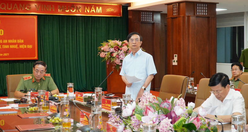 Lấy ý kiến hoàn thiện dự thảo Đề án “Xây dựng lực lượng CAND đến năm 2030 cách mạng, chính quy, tinh nhuệ, hiện đại” -0