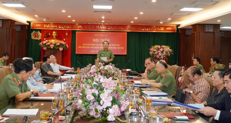 Lấy ý kiến hoàn thiện dự thảo Đề án “Xây dựng lực lượng CAND đến năm 2030 cách mạng, chính quy, tinh nhuệ, hiện đại” -0