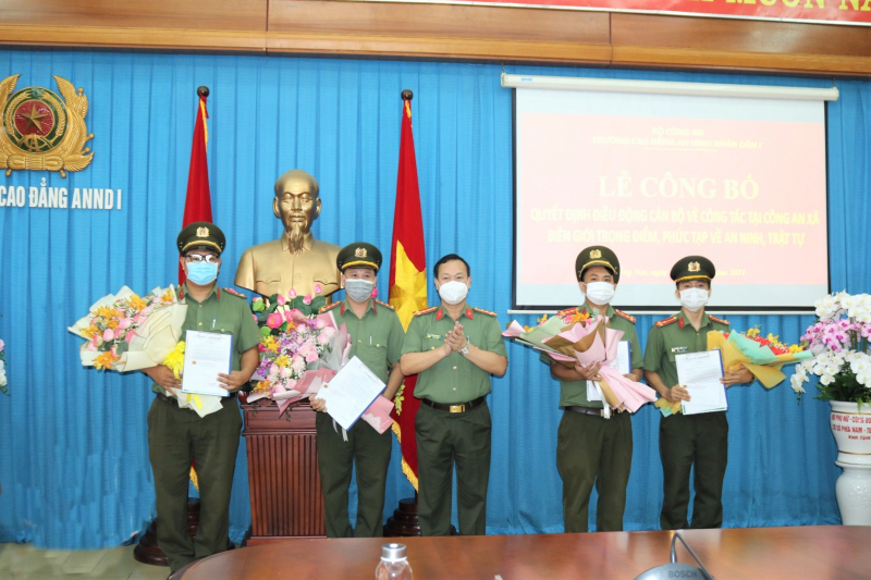 Trường Cao đẳng ANND I điều động cán bộ về công tác tại công an xã -0