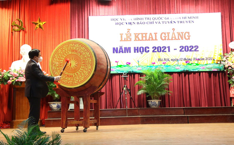 Học viện Báo chí và Tuyên truyền long trọng tổ chức Lễ Khai giảng năm học mới 2021-2022 -0