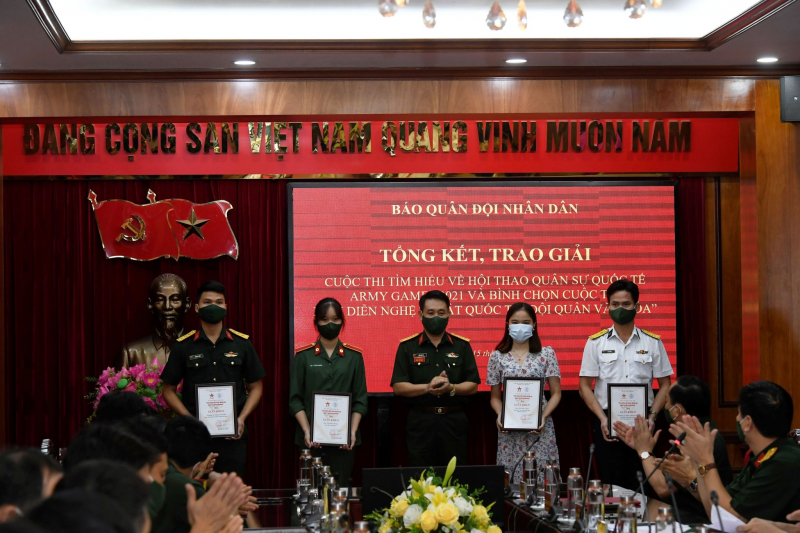 Trao giải Cuộc thi “Tìm hiểu về Hội thao Quân sự Quốc tế Army Games” -0