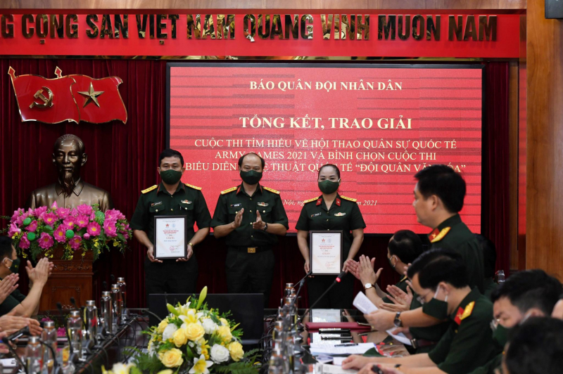 Trao giải Cuộc thi “Tìm hiểu về Hội thao Quân sự Quốc tế Army Games” -0