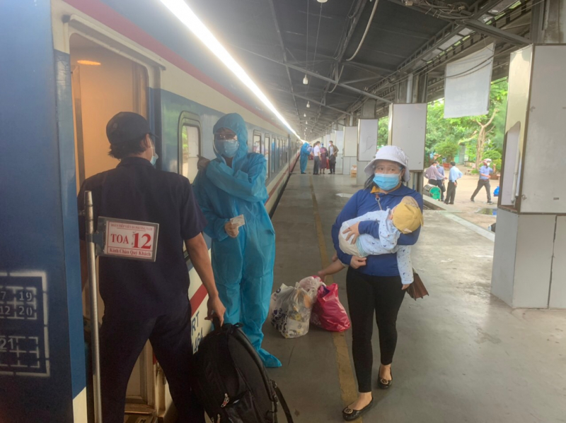 Từ 21/10, hành khách đi tàu sẽ không phải xét nghiệm, trừ vùng đỏ -0