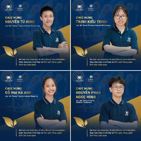 Học sinh Vinschool báo cáo khoa học tại Hội nghị Công nghệ Sinh học toàn quốc 2021 -0