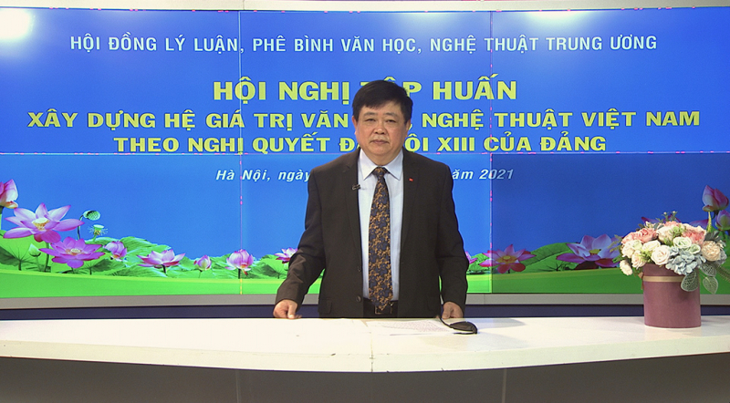 Xây dựng tài liệu tập huấn về chủ đề “Xây dựng hệ giá trị văn học, nghệ thuật Việt Nam theo Nghị quyết Đại hội XIII của Đảng” -0