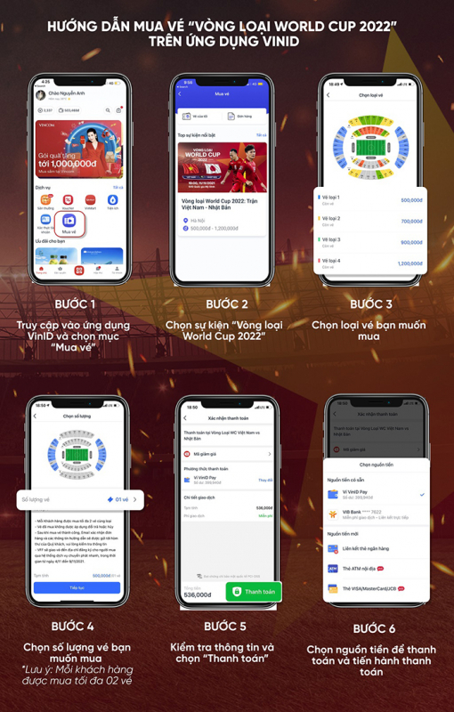 VinID mở bán vé hai trận đấu của Đội tuyển Việt Nam tại vòng loại World Cup 2022 -0