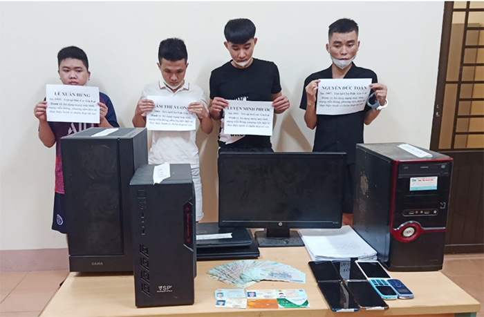 Nhóm đối tượng lừa đảo sa lưới pháp luật -0