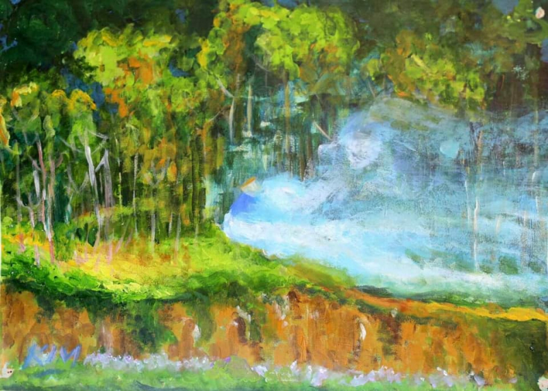 Triển lãm tranh của 3 người em gái liệt sĩ Đặng Thuỳ Trâm và nhóm bạn -0