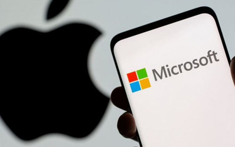 Apple bị Microsoft vượt mặt -0