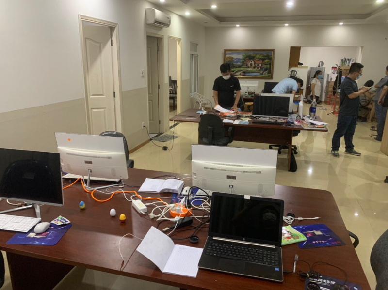Triệt phá “ổ” cờ bạc trực tuyến có nhiều người nước ngoài tham gia -0