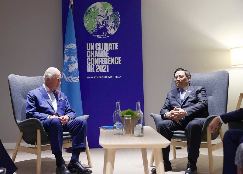 Thủ tướng gặp gỡ lãnh đạo các nước bên lề Hội nghị COP26 -0