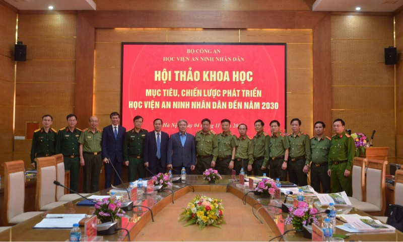 Xây dựng chiến lược phát triển Học viện ANND đến năm 2030 -0