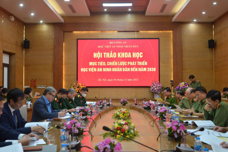 Xây dựng chiến lược phát triển Học viện ANND đến năm 2030 -0