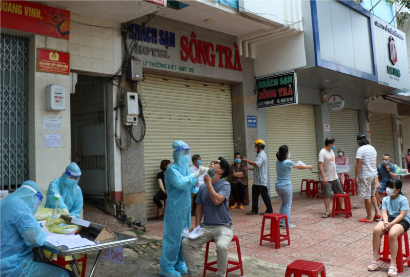 TP Buôn Ma Thuột phong tỏa tạm thời để xét nghiệm sàng lọc F0 -0