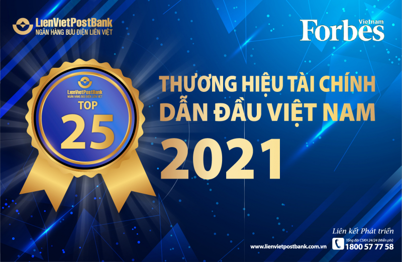 LienVietPostBank được vinh danh Top 25 Thương hiệu Tài chính Dẫn đầu -0