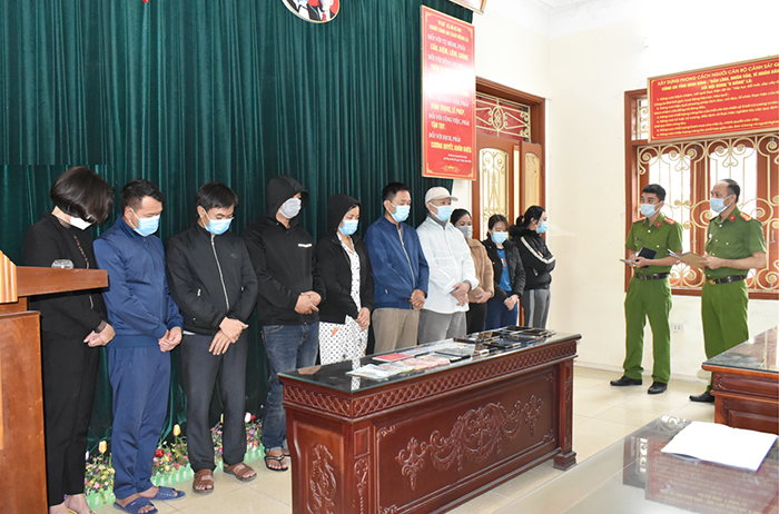 Công an tỉnh Ninh Bình đánh mạnh, đánh trúng tội phạm sử dụng công nghệ cao để đánh bạc  -0