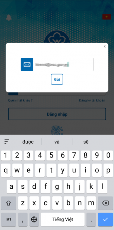 Cấp lại mật khẩu ứng dụng VssID miễn phí qua email cá nhân của người dùng -0