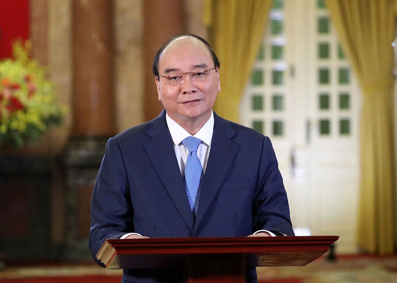 Chủ tịch nước Nguyễn Xuân Phúc kêu gọi cộng đồngAPEC chung tay ứng phó với biến đổi khí hậu -0