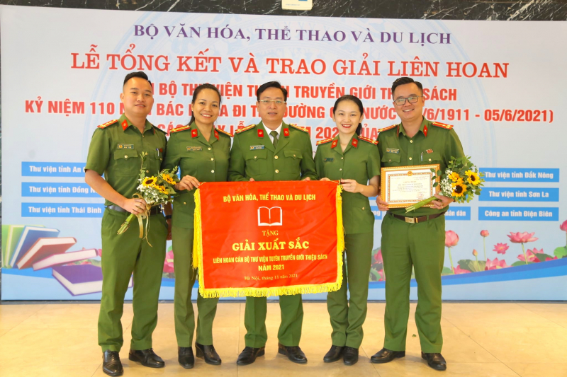 Học viện CSND đạt giải Xuất sắc tại Liên hoan Cán bộ thư viện tuyên truyền giới thiệu sách -0
