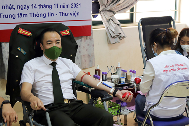 “Giọt máu nghĩa tình” của Công an tỉnh Sơn La -0