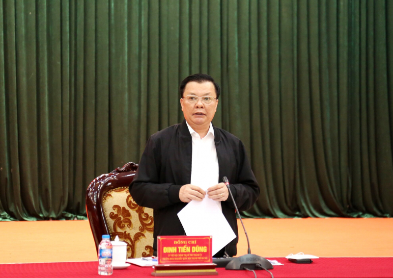 Bí thư Thành ủy Hà Nội Đinh Tiến Dũng: Thí điểm ngay cách ly F1 tại nhà, điều trị F0 tại cơ sở -0