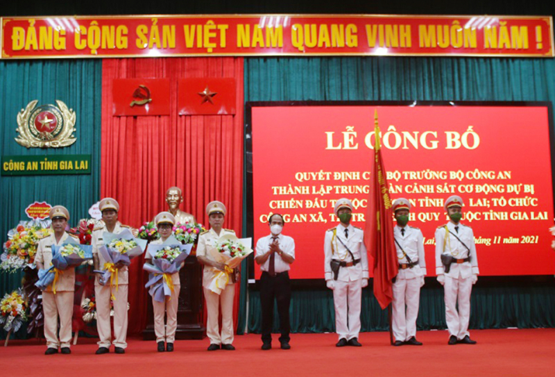 Công an Gia Lai thành lập Trung đoàn CSCĐ dự bị chiến đấu -0