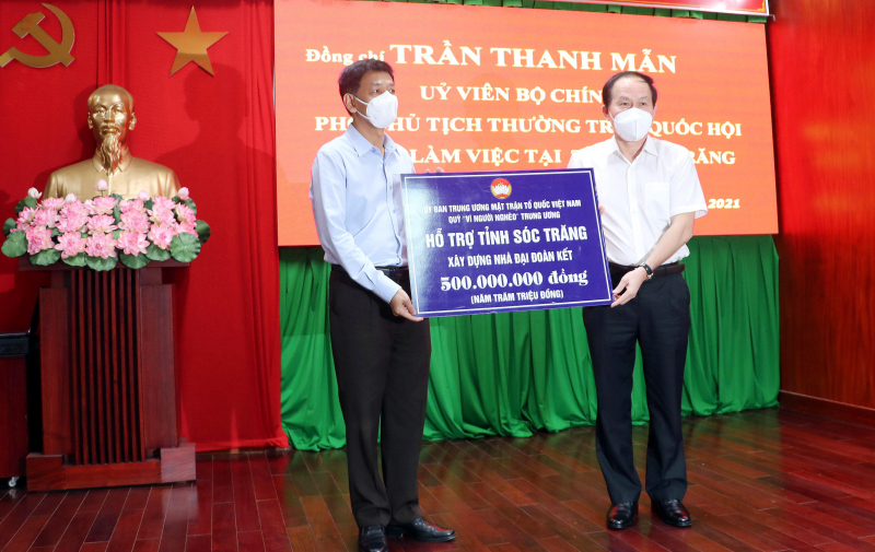 Phó Chủ tịch Thường trực Quốc hội làm việc tại Sóc Trăng -0