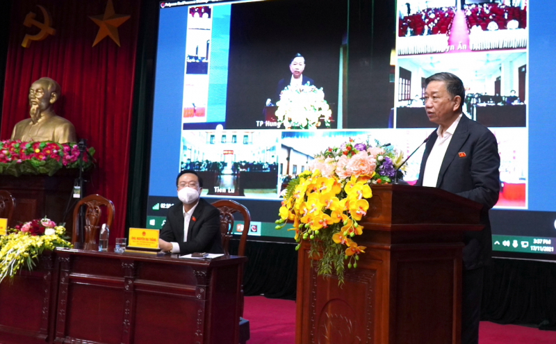 Minister To Lam meets Hung Yen voters -0