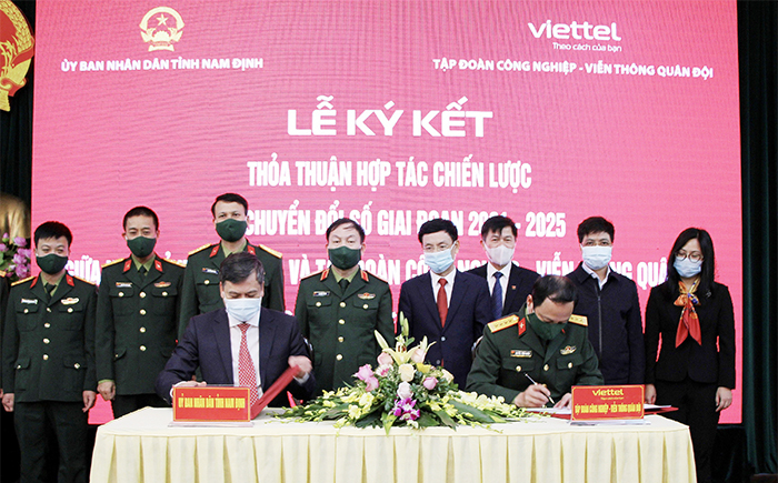 Viettel hợp tác đưa Nam Định đứng trong nhóm 20 tỉnh dẫn đầu về chuyển đổi số -0