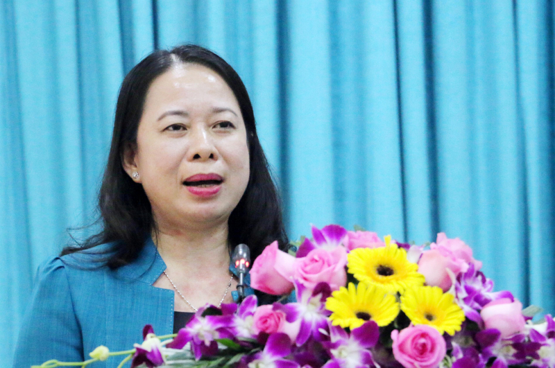 Phó Chủ tịch nước Võ Thị Ánh Xuân tiếp xúc cử tri tại tỉnh An Giang -0