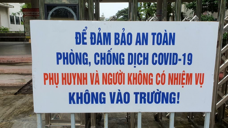Học sinh tại Đà Nẵng thực hiện 5K trong ngày đầu trở lại trường học -4