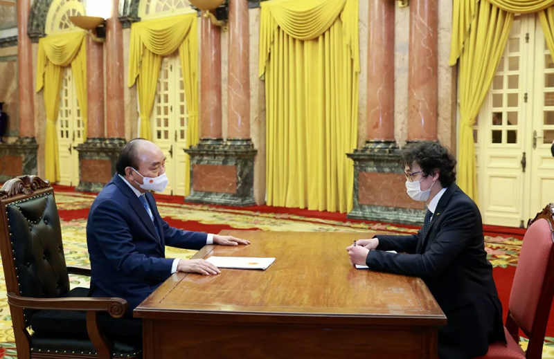 Chủ tịch nước trả lời phỏng vấn báo chí Nga về chuyến thăm chính thức LB Nga -0