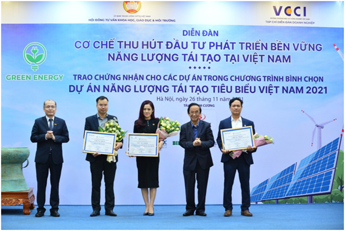 Hai nhà máy điện mặt trời của BIM Energy: Nằm trong Top 10 Dự án Năng lượng tái tạo tiêu biểu Việt Nam 2021 -0