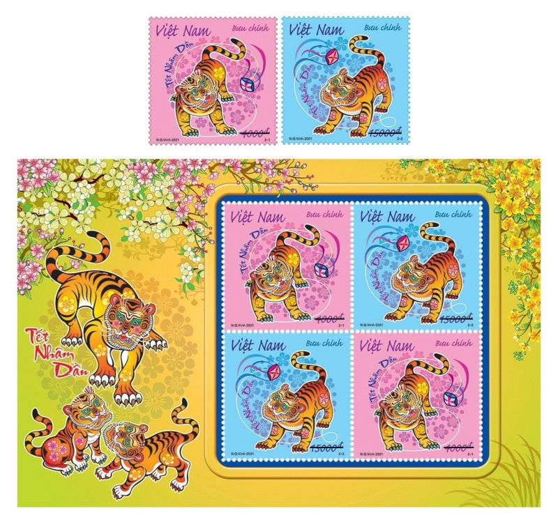 Year of Tiger stamp collection launched -0