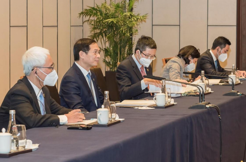 Bộ trưởng Ngoại giao Bùi Thanh Sơn hội đàm với Ủy viên Quốc vụ, Bộ trưởng Ngoại giao Trung Quốc Vương Nghị -0