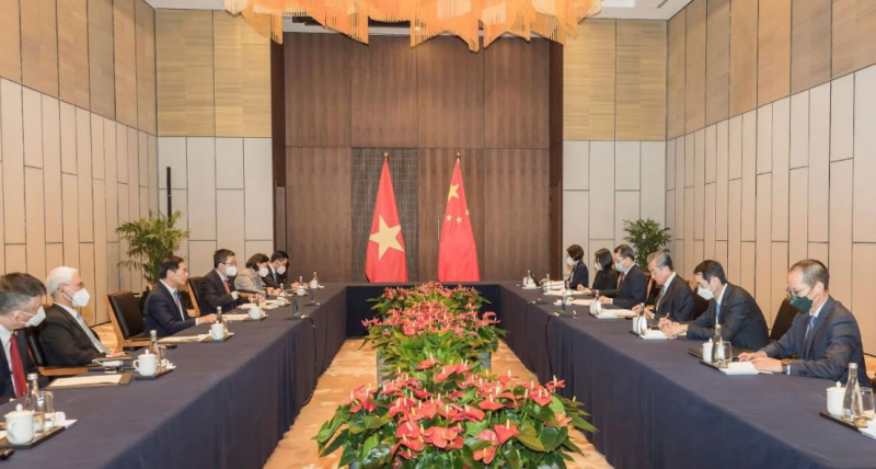 Bộ trưởng Ngoại giao Bùi Thanh Sơn hội đàm với Ủy viên Quốc vụ, Bộ trưởng Ngoại giao Trung Quốc Vương Nghị -0