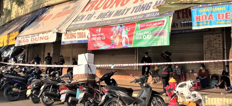 Hải Phòng phong tỏa chợ Sắt sau khi phát hiện gần 80 ca F0 -0