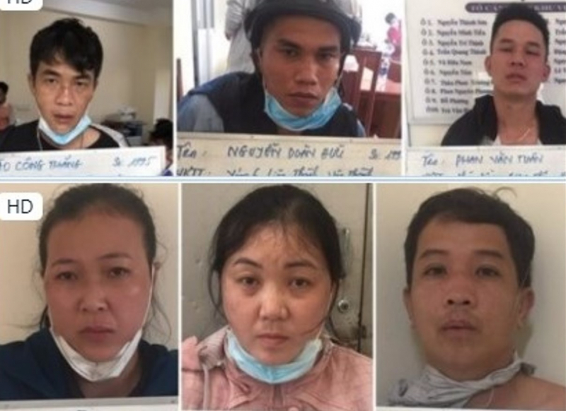 Băng “đá xế” thủ dao búa, bình xịt hơi cay chống trả người truy đuổi sa lưới -0