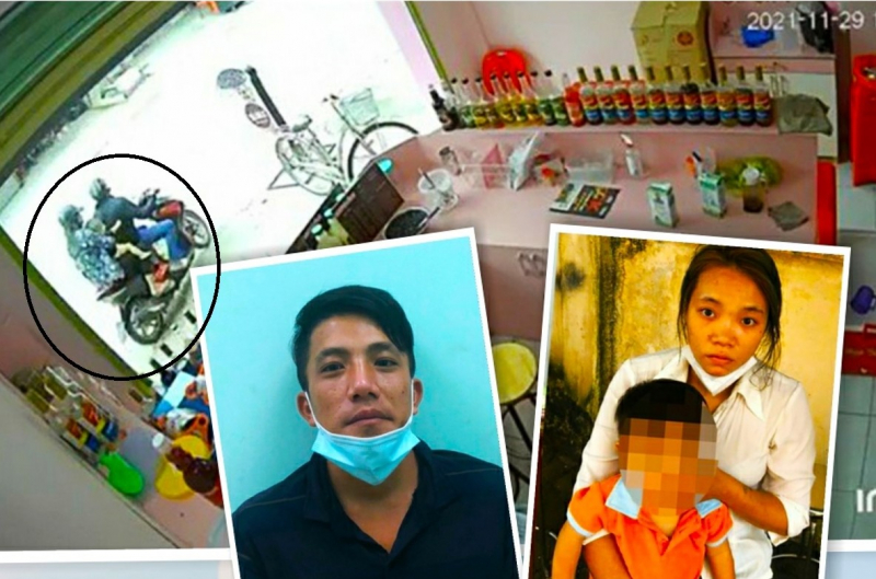 Cặp đôi nghiện chuyên dùng bé 2 tuổi làm bình phong để trộm cắp sa lưới -0
