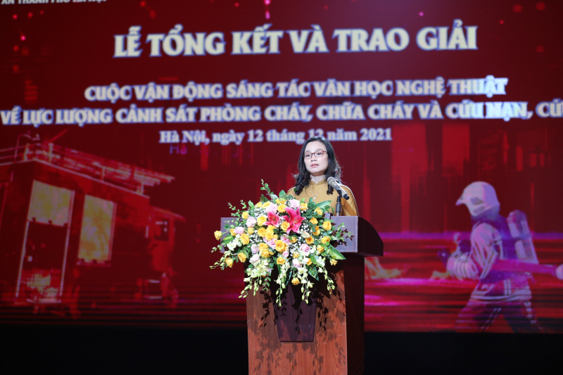 Trao giải Cuộc vận động sáng tác văn học nghệ thuật về Cảnh sát PCCC và CNCH -0