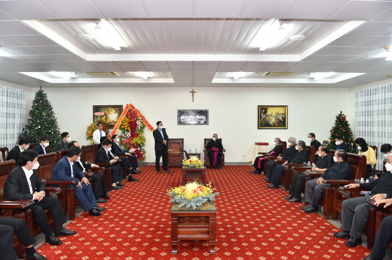Thủ tướng chúc mừng lễ Giáng sinh, thăm và tặng quà đồng bào Công giáo tại tỉnh Bà Rịa - Vũng Tàu -0