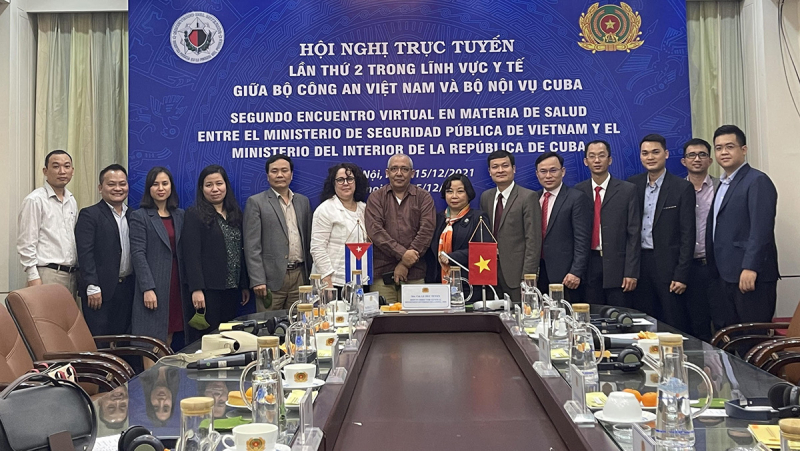 Tăng cường hợp tác về y tế giữa Bộ Công an Việt Nam và Bộ Nội vụ Cuba -0