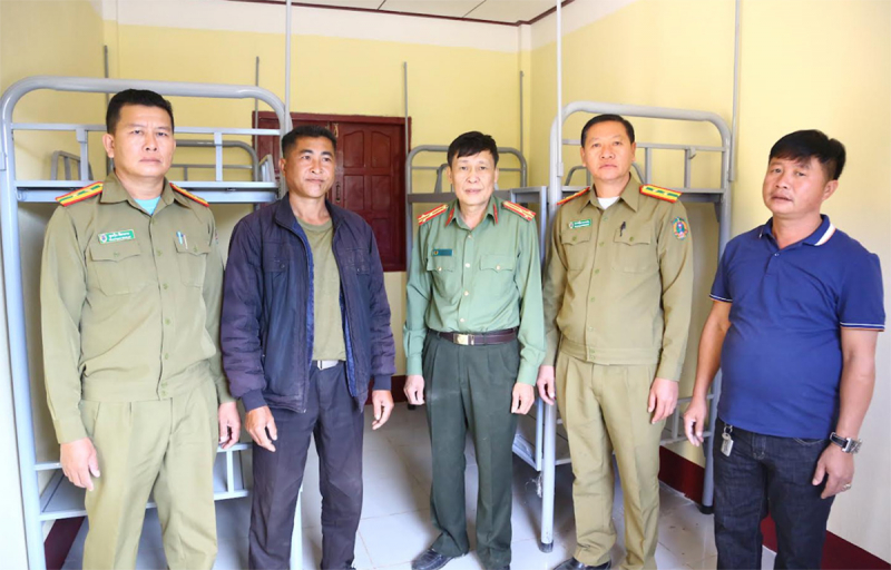 Công an Hà Tĩnh bàn giao 7/7 trụ sở làm việc cho Công an các bản giáp biên với Hà Tĩnh -1