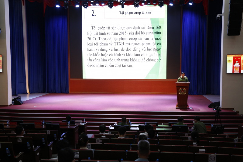 Công an Bình Dương tập huấn kỹ năng phòng ngừa tội phạm cướp ngân hàng -0